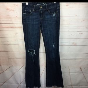 AMERICAN EAGLE JEANS SZ 6 EUC